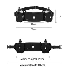 Sports Waist Bag with Bottle Holder for Running