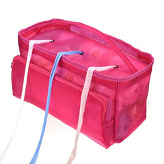 Mesh Yarn Storage Bag- Foldable Knitting Organizer
