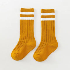 Breathable Striped Over The Knee Socks for Newborns