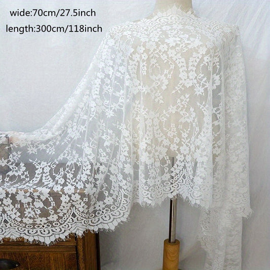 3M Chantilly Lace Trim Eyelash Edges Wedding Veil Fabric Width