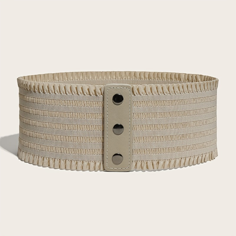Women's Stretchy Dress Belts Elastic Corset Waistband