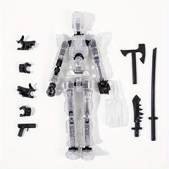 Mecha Joint Action Figure Lucky Joint Set Assembly Doll Transparent Toy