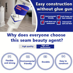 Waterproof Mildew Sealant for Kitchen & Bathroom, Tile Wall/Floor Pointing Agent