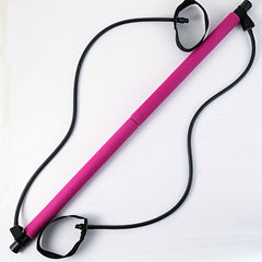 Pilates Stick for Body Stretching with Tension Rope