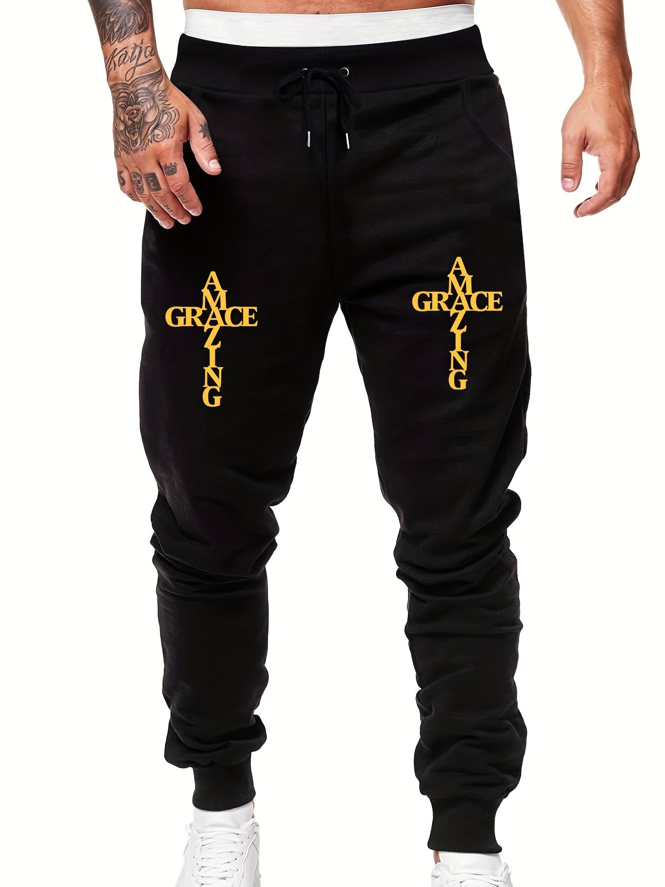 Men's Drawstring Sweatpants Casual Jogger Pants