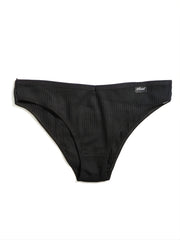 7pcs Ribbed Briefs Soft Stretchy Intimates Panties Women's Lingerie