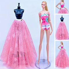 2 Piece Lace Doll Swimwear Set for 1 6 Dolls