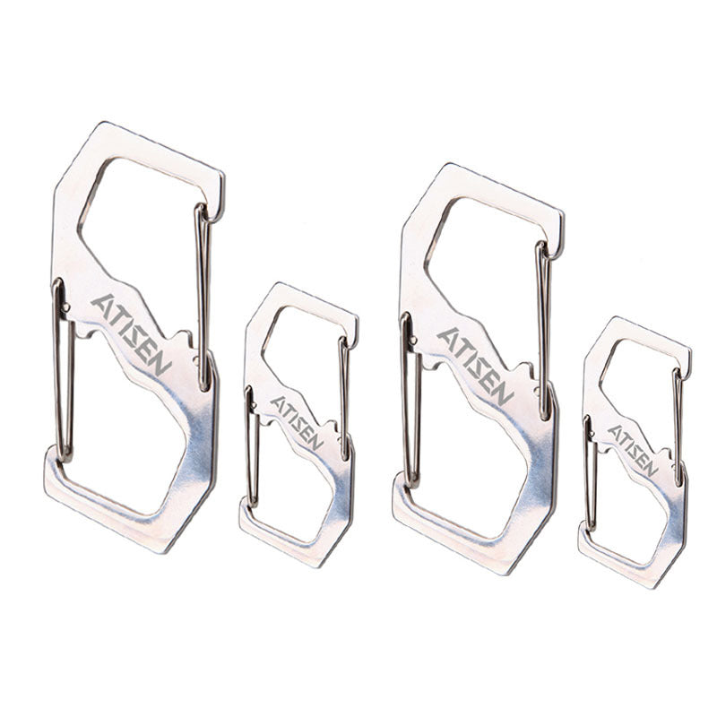 S-shaped Keychain Quick Hook Stainless Steel Outdoor Camping
