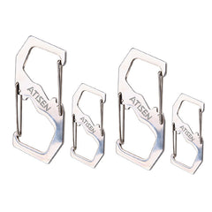 S-shaped Keychain Quick Hook Stainless Steel Outdoor Camping