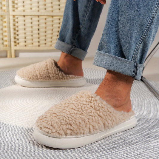 Men's Cozy House Slippers Anti-slip Indoor Shoes