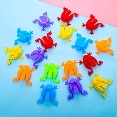 20pcs Mini Jumping Frogs Educational Fidget Toys - Party Favors Count