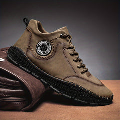 Men's Vintage High Top Lace Up Boots