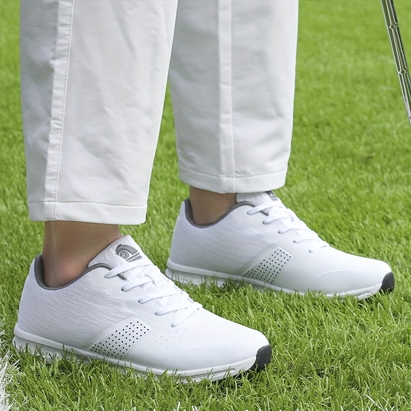 Men's Golf Sneakers Non Slip Comfy Breathable Shoes