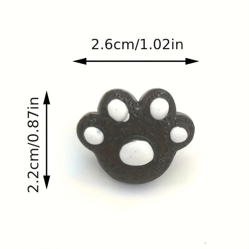 20pcs Animal Paw Push Pins for Cork Board, School Supplies & Office Decoration