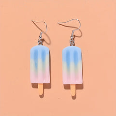 Ice Cream Block Earrings for Girls