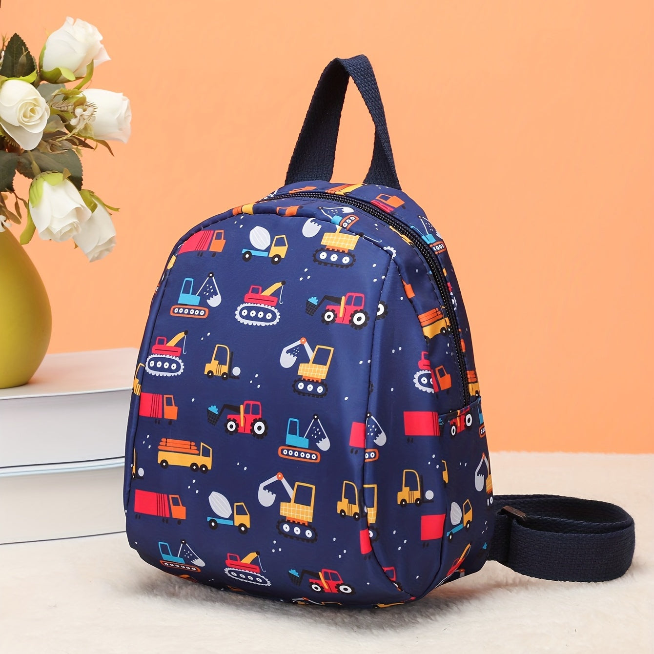 Excavator Print Lightweight Backpack for Kids