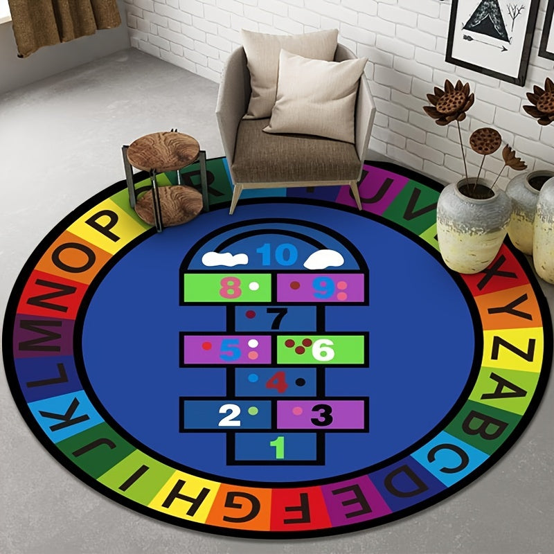 Kindergarten Floor Mat Round Mat Children Small Animal Fruit Crawling Mat