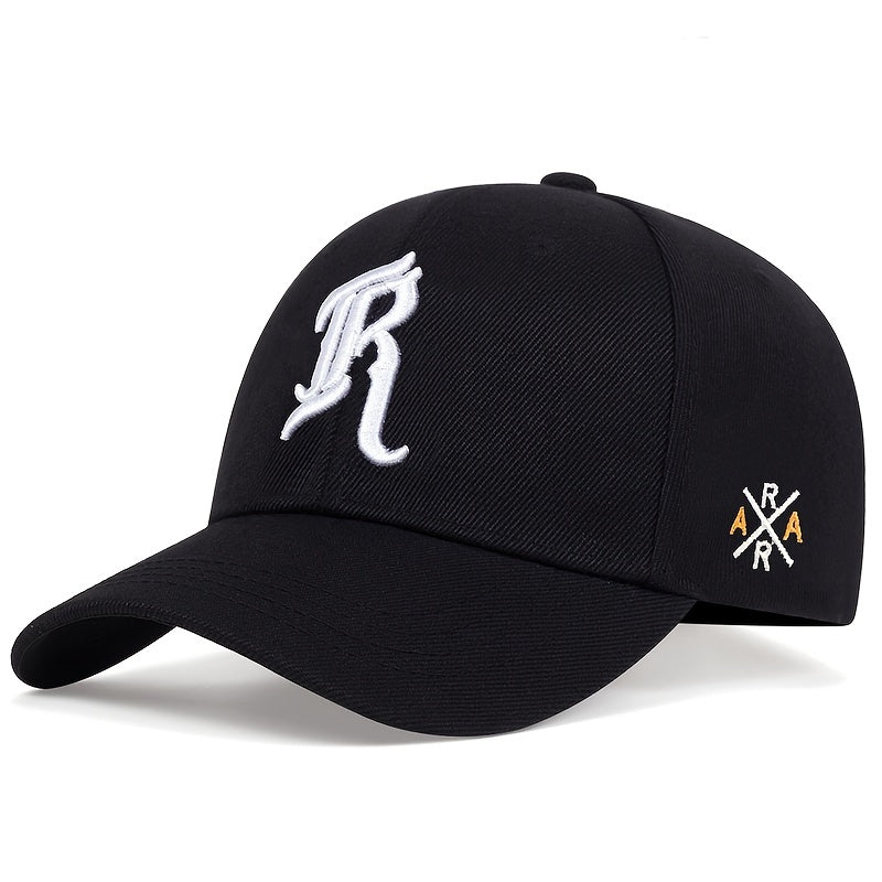 Men's Sports R Letter Baseball Cap
