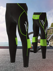 Reflective Men's Cycling Pants 4D Padding Pocket Lightweight