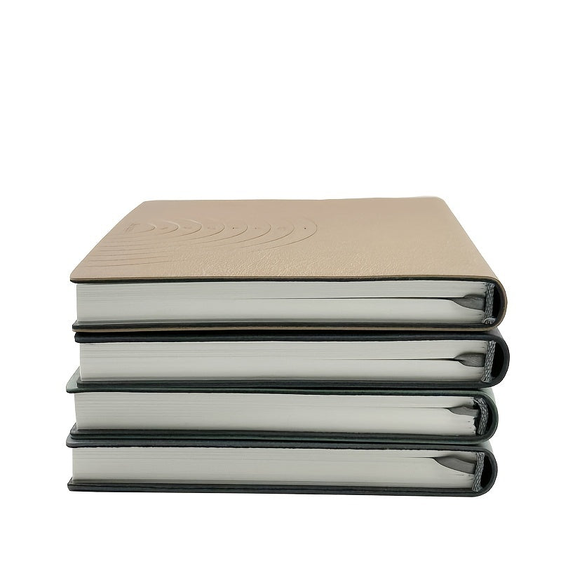 100 Pages Soft Leather Notebook Portable Notepad Thickened Small Meeting Record