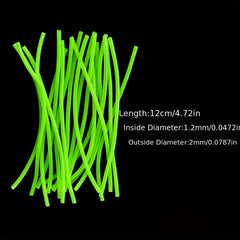 170pcs Glow in the Dark Fishing Beads Set Soft Rubber Rig Accessories