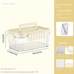 Portable Fruit Box With Fork for Outdoor Camping Fresh Keeping