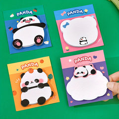 Cartoon Panda Sticky Notes - Student Memo Message Stickers Labels
