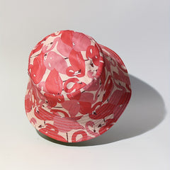 Flamingo Printed Bucket Hat Unisex Summer Fisherman Cap