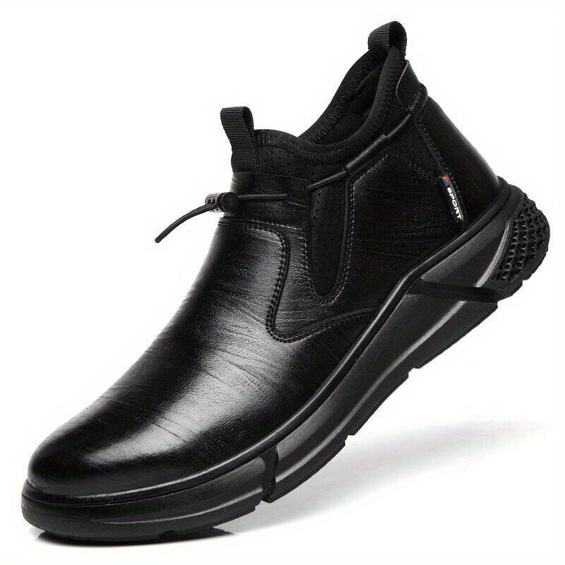 Men's Waterproof Leather Work Boots Non Slip Industrial Outdoor