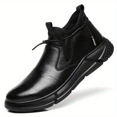 Men's Waterproof Leather Work Boots Non Slip Industrial Outdoor