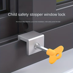 Child Safe Window Lock Anti Fall Protection Kids' Room Security