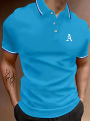 Classic A Print Men's Polo Shirt