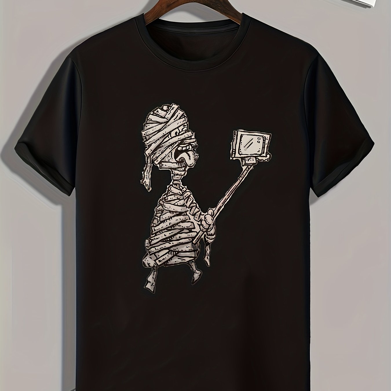 Halloween Mummy Pattern Men's Sports T shirt