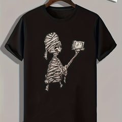 Halloween Mummy Pattern Men's Sports T shirt
