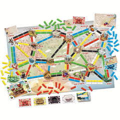 Train Adventure Strategy Board Game for 2-4 Players