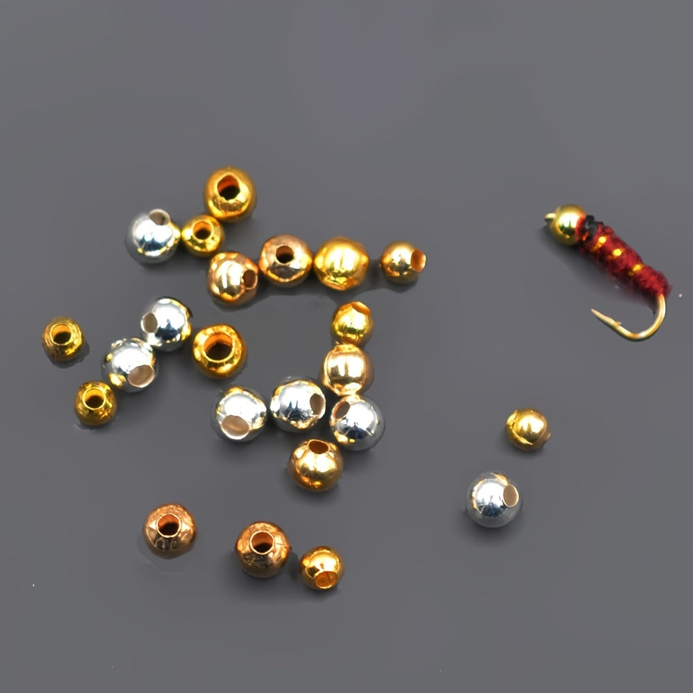 100pcs 3 2mm 4mm Round Beads Fly Tying Material