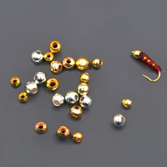 100pcs 3 2mm 4mm Round Beads Fly Tying Material
