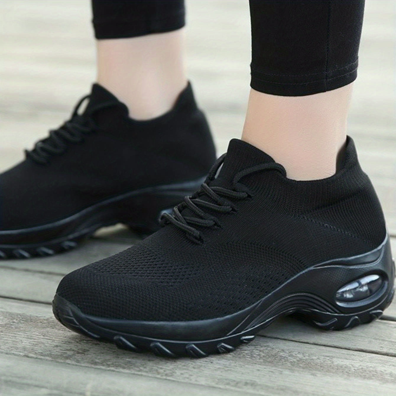 Women's Breathable Chunky Sneakers Air Cushion Shoes