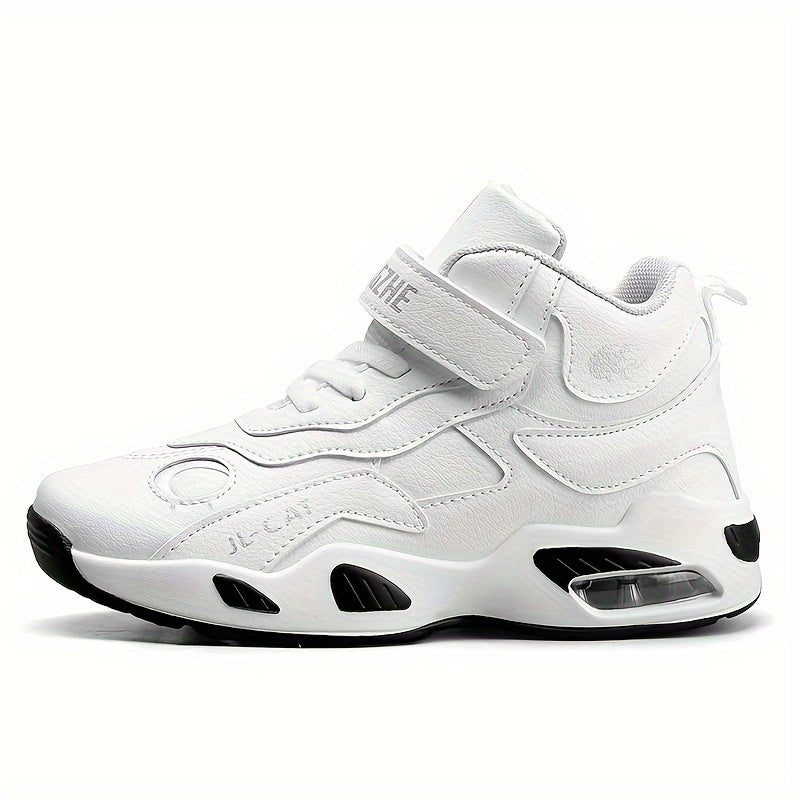 Kid's High Top Basketball Shoes Air Cushion Non Slip Sneakers