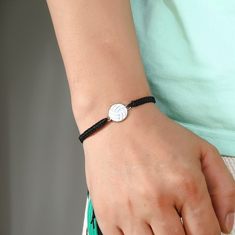 Braided Hand Rope Volleyball Team Fan Bracelet Football Basketball Bracelet