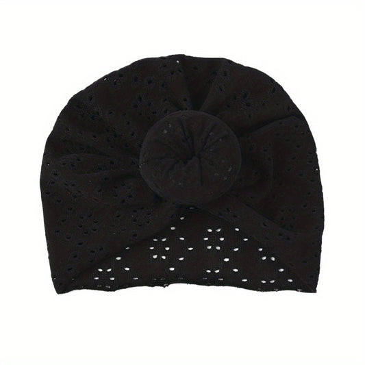 Baby Turban Hats Donut Knot Cozy Lovely Soft Head Wraps Caps For Newborn