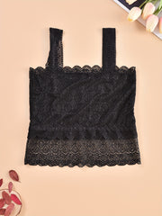 Lace Tank Top Sleeveless Trim Lingerie
