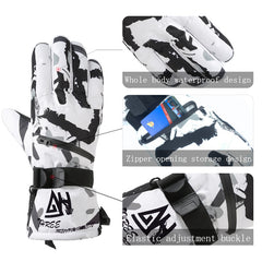 Warm Winter Cycling Gloves Thermal Insulated Windproof & Water Resistant