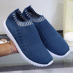 Women's Slip On Sock Sneakers Anti-skid Low Top Sports Shoes