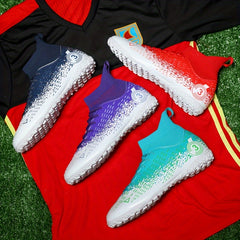 High Top Turf Football Boots Outdoor TF Soccer Cleats
