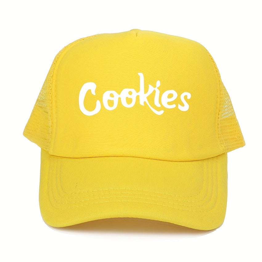 Cookies Baseball Cap Men's Mesh Cap Breathable Outdoor Casual Hip Hop Cap