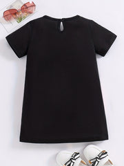 Baby Girls Casual Leopard Dress for Summer Party