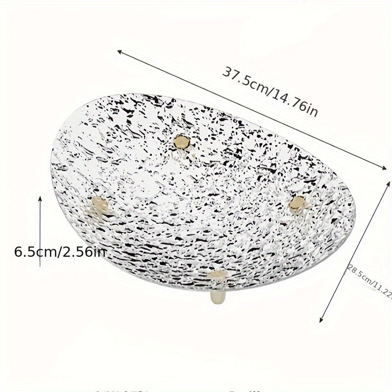 Glacier Fruit Plate for Living Room Snacks