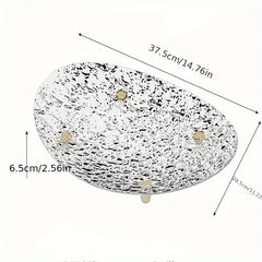 Glacier Fruit Plate for Living Room Snacks
