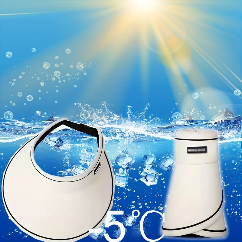 Foldable Sun Visor Hat Adjustable Windproof Cap